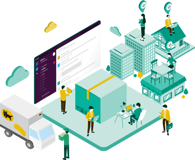 宅配便取次アプリ Slackで荷物発送が簡単に！